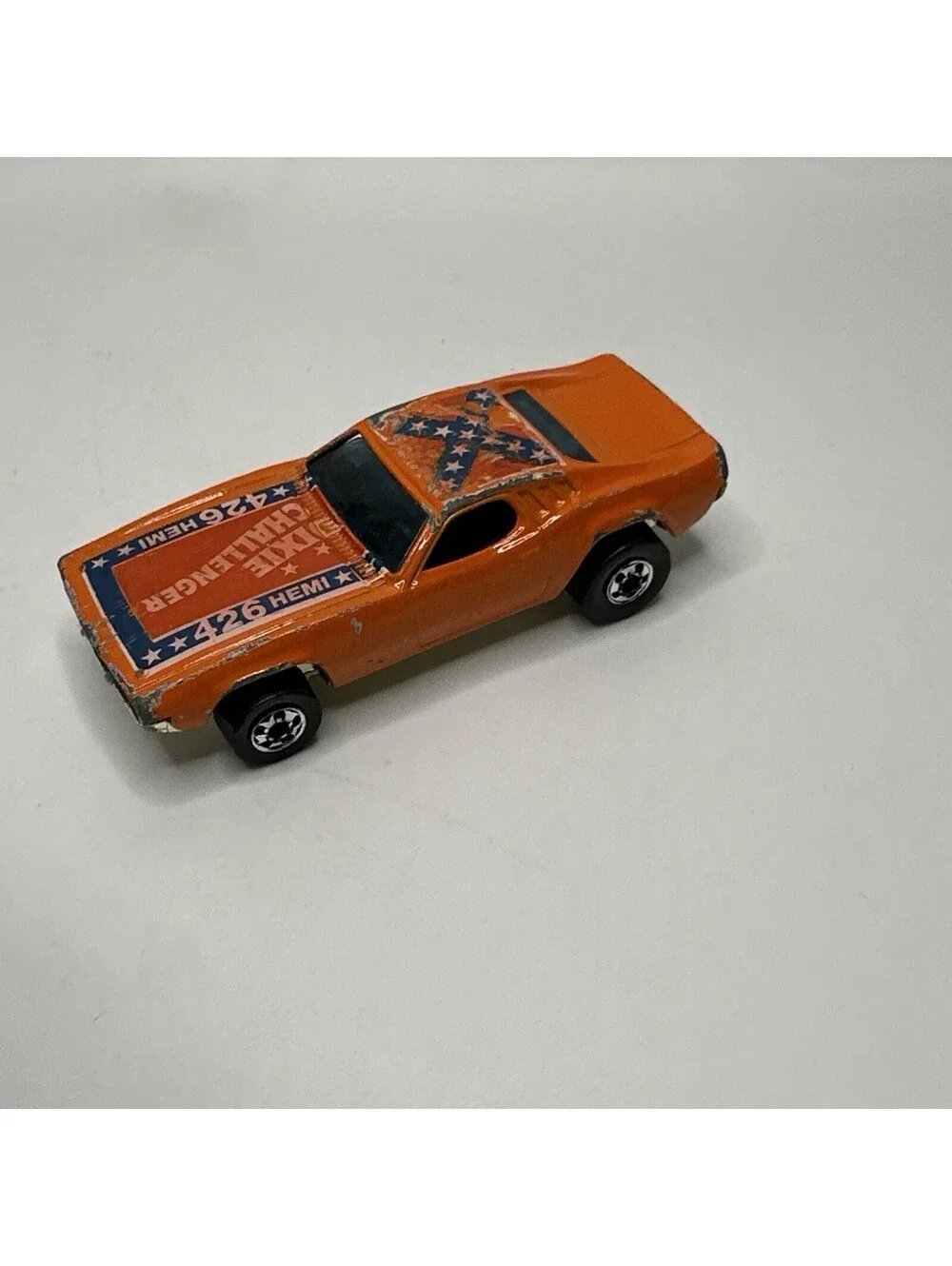 Hot Wheels Blackwall 1981 Dixie Challenger w/ Roof Tampo On Roof Old Mopar Car